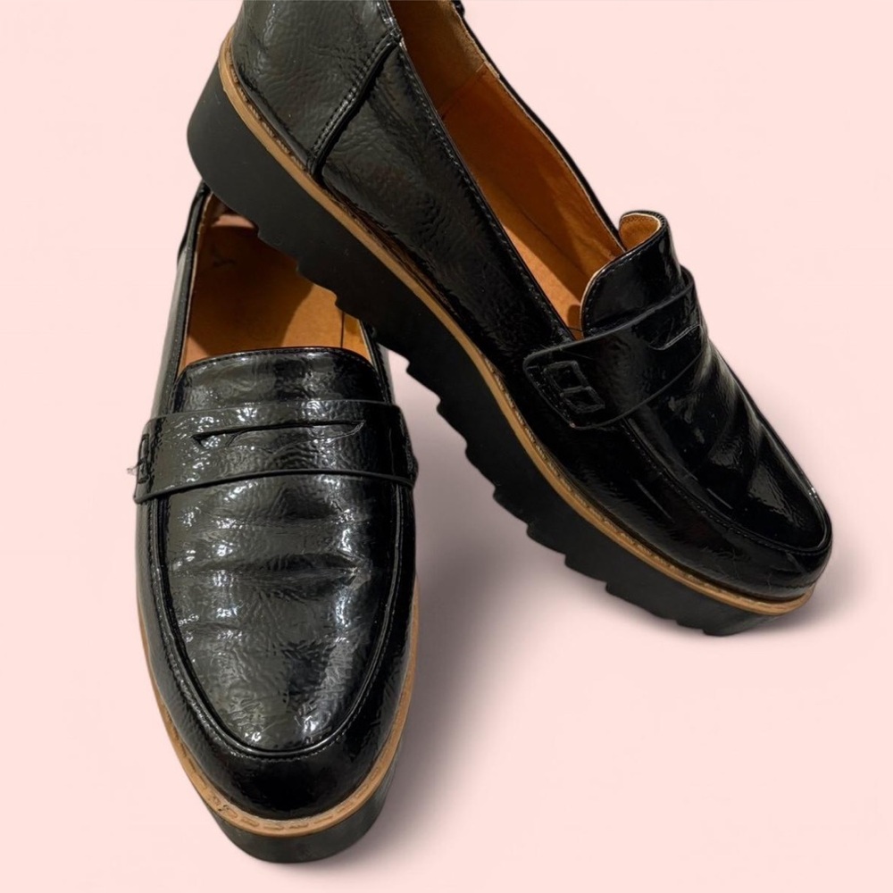 Black Leather Loafers